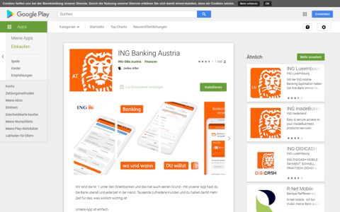 ING Banking Austria – Apps bei Google Play