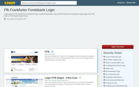 Ffb Frankfurter Fondsbank Login - Loginii.com