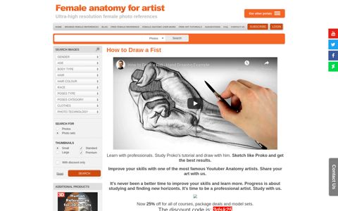 Show Tutorials - Ultra-high ... - Female Anatomy for Artist