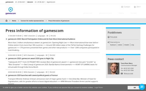 gamescom 2020: On the pulse of the community | gamescom