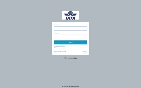 Login | IATA Portal