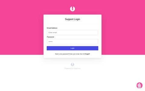 Support Login - HelpDocs Support