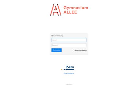 Anmelden - IServ - gym-allee.de