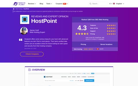 HostPoint Review 2020 – Does It Meet Our Standards?