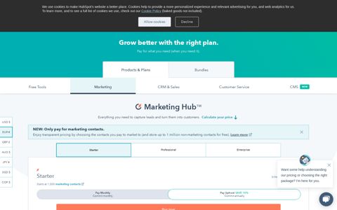 Marketing Software Pricing | HubSpot