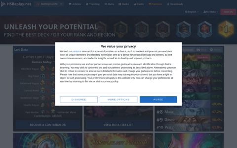 HSReplay.net - Unleash your potential