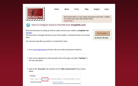 Configure Gmail to Pull Mail from insightbb.com | Red Stamp ...