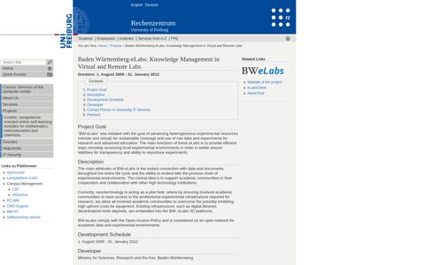Baden Württemberg-eLabs: Knowledge Management in ...