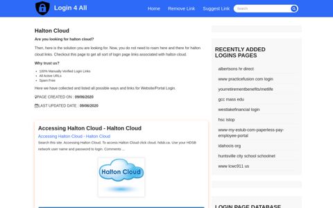 halton cloud - Official Login Page [100% Verified] - Login 4 All
