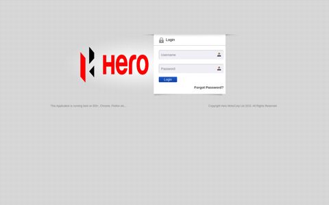Welcome to Hero App Store - Hero MotoCorp Ltd.