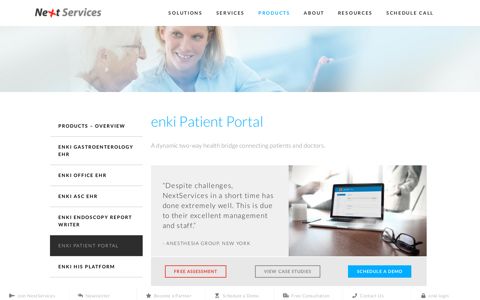 enki Patient Portal - NextServices