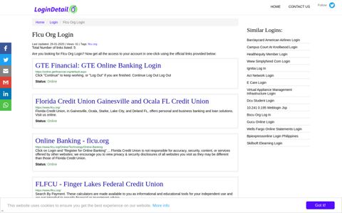 Flcu Org Login GTE Financial: GTE Online Banking Login ...