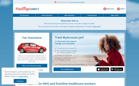 Hastings Direct | Car, Van, Bike and Home Insurance