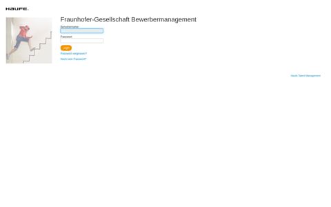 Login | Fraunhofer-Gesellschaft Bewerbermanagement ...