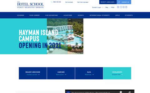 The Hotel School - Southern Cross University