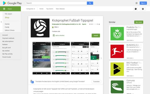 Kickprophet Fußball-Tippspiel - Apps on Google Play