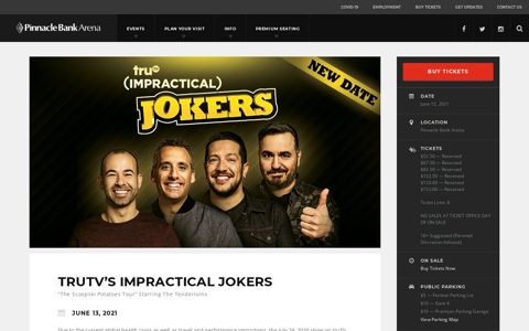 truTV's Impractical Jokers | Pinnacle Bank Arena