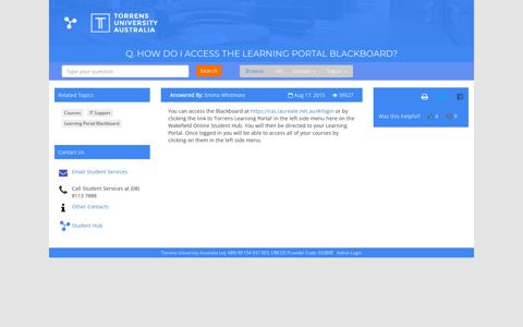 How do I access the Learning Portal Blackboard? - FAQs ...