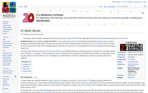 Z1 Battle Royale - Wikipedia
