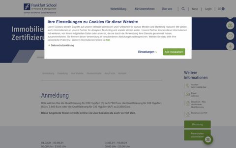 ⁣Immobiliengutachter | Frankfurt School