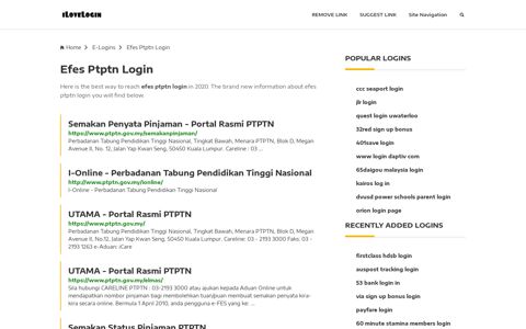 Efes Ptptn Login ❤️ One Click Access - iLoveLogin