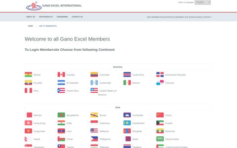 Member Site - Gano Excel International