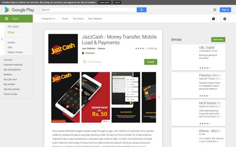 JazzCash - Money Transfer, Mobile Load & Payments - Apps ...