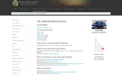 Courts/Justice System - Bonneville County