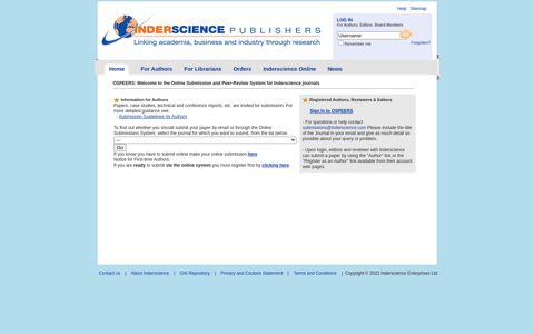 Online Submission - Inderscience Publishers - linking ...
