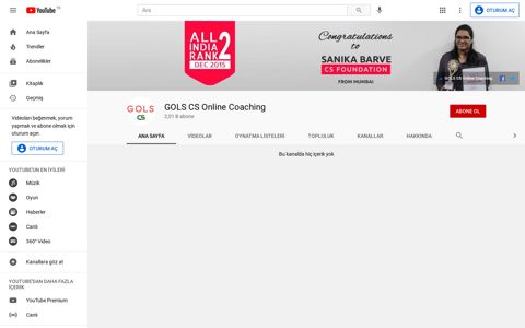 GOLS CS Online Coaching - YouTube