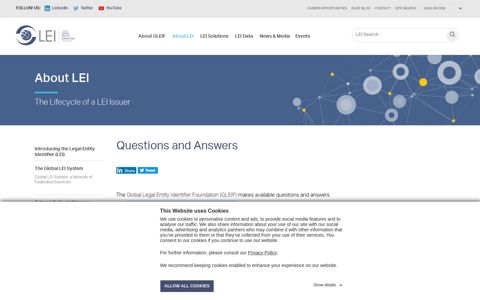 Questions and Answers – GLEIF Accreditation of LEI Issuers ...