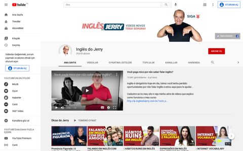 Inglês do Jerry - YouTube