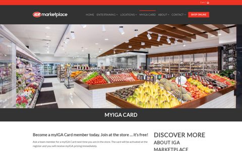 myIGA Card - IGA Marketplace