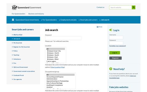 Job search | Employment and jobs | Queensland Government