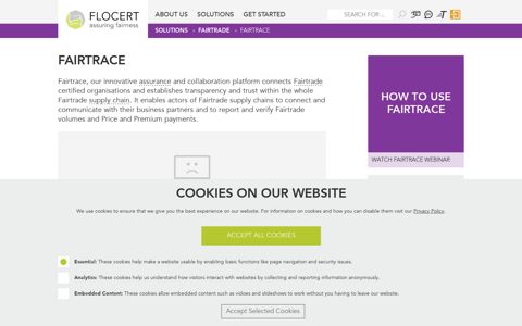 Fairtrace: Report and verify your Fairtrade transactions - Flocert