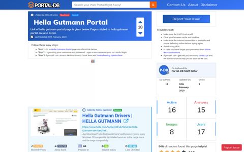 Hella Gutmann Portal - Portal-DB.live