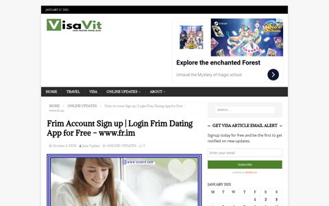 Frim Account Sign up | Login Frim Dating App for Free - www ...