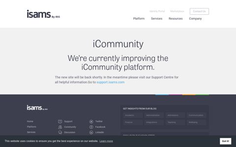 iCommunity Portal | Login - iSAMS Community