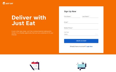 Apply To Be a Delivery Driver / Food Courier on the Just Eat ...