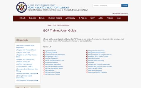 CM/ECF User Guide - Northern District of Illinois