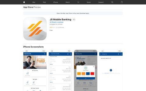 ‎JS Mobile Banking on the App Store