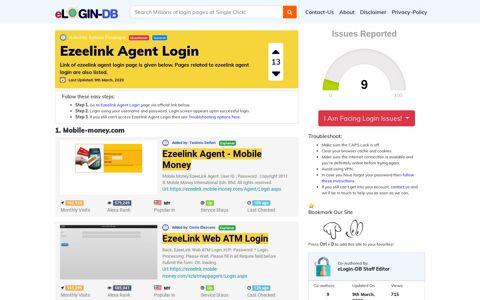 Ezeelink Agent Login - A database full of login pages from all ...