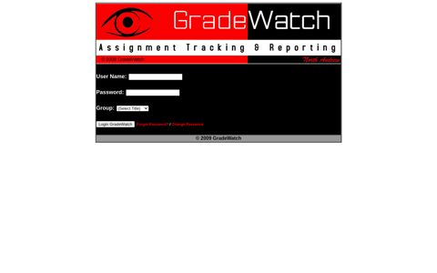 2009 GradeWatch - GradeWatch Login