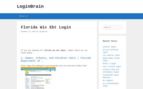 florida wic ebt login - LoginBrain
