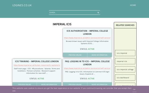 imperial icis - General Information about Login - Logines.co.uk