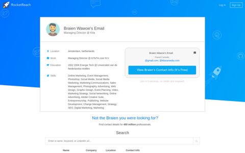 Braien Wawoe's email & phone | KiTaTin.com N.V.'s ...