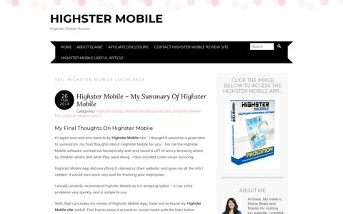 Highster Mobile login page | Highster Mobile