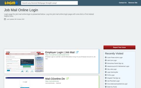 Job Mail Online Login - Loginii.com