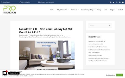 Lockdown 2.0 – Can your holiday let still count as a FHL ...