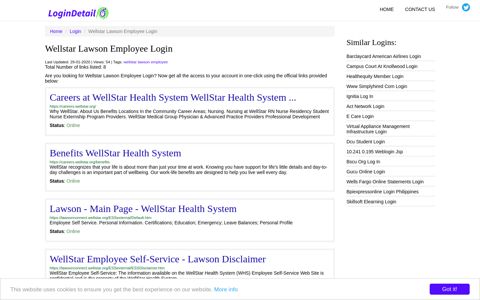 Wellstar Lawson Employee Login Careers at WellStar Health ...